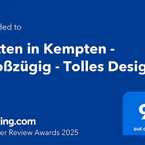 Apartment Mitten In - Grosszuegig - Tolles Design, Kempten (Allgäu)